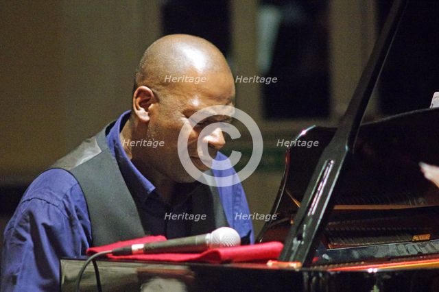 Basil Hodge, Watermill Jazz Club, Dorking, Surrey, 2015.  Artist: Brian O'Connor.
