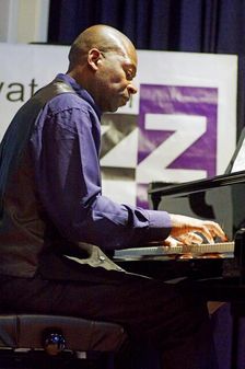 Basil Hodge, Watermill Jazz Club, Dorking, Surrey, 2015. Artist: Brian O'Connor