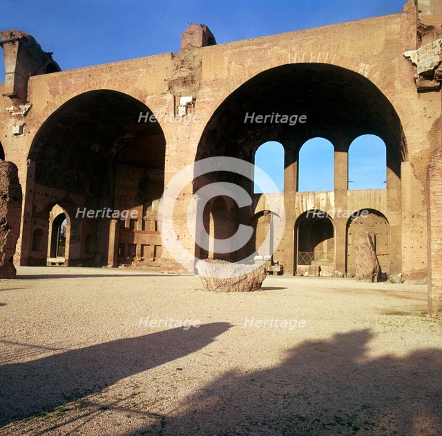 Basilca of the Emperor Maxentius. Artist: Unknown