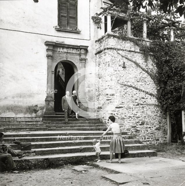 Basilica di San Giulio, Lake Orta, Italy, c1955.  Creator: Arthur Charles Kirby Ware.