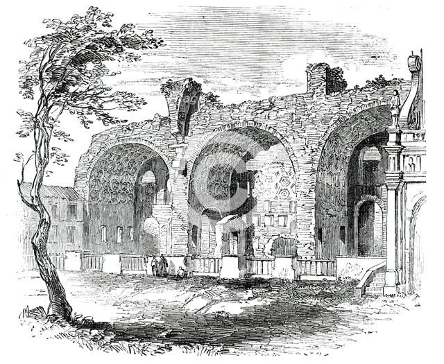 Basilica of Constantine - Rome, 1850. Creator: Unknown.