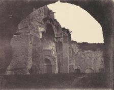 Basilica of Constantine, Rome, 1850s. Creator: Unknown
