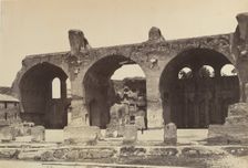 [Basilica of Maxentius and Constantine, Rome], ca. 1861. Creator: Auguste-Rosalie Bisson