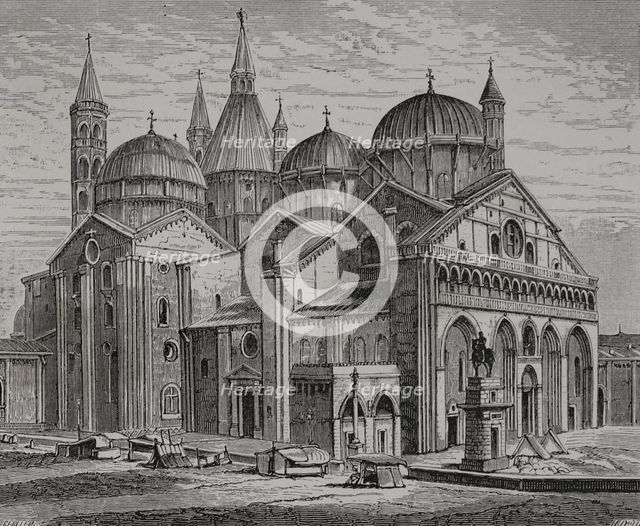 Basilica of Saint Anthony, Padua, Italy, 1877.  Creator: Jules Jean Marie Joseph Huyot.