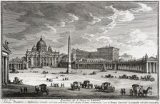 Basilica of Saint Peter's, Vatican, 1753. Creator: Giuseppe Vasi