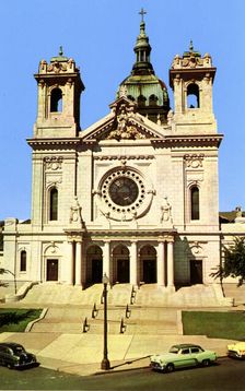 Basilica of St Mary, Minneapolis, Minnesota, USA, 1955