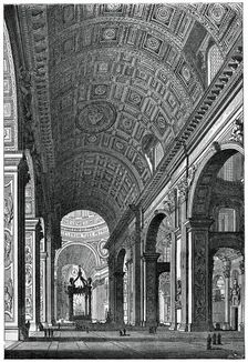 Basilica of St Peter's, Rome, (1870)