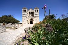 Basilica of the Transfiguration, Mount Tabor, Israel. Creator: Samuel Magal