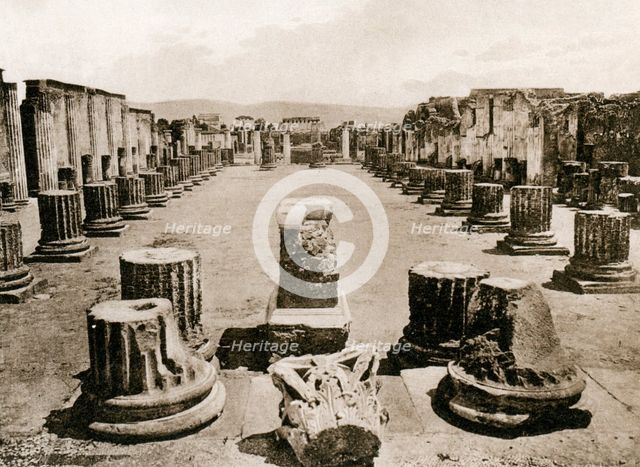 Basilica, Pompeii, Italy, c1900s. Creator: Unknown.