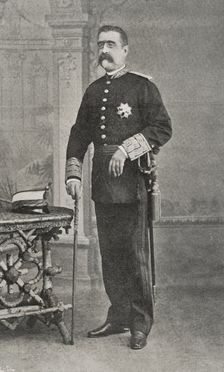 Basilio Augustín Dávila (1840-1910), Spanish, Governor-General of the Philippines, 1898. Creator: Unknown