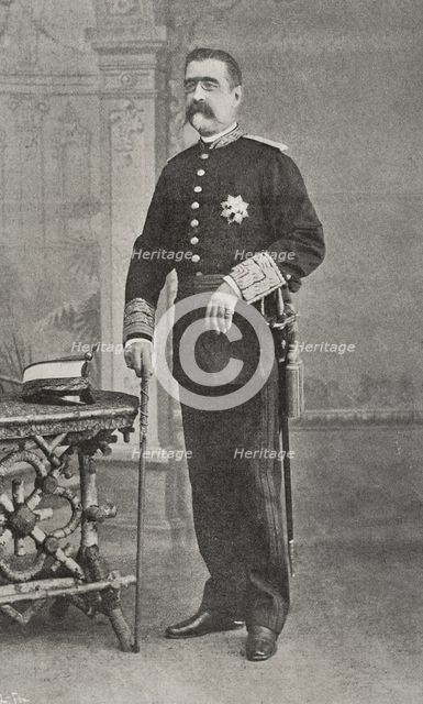 Basilio Augustín Dávila (1840-1910), Spanish, Governor-General of the Philippines, 1898. Creator: Unknown.