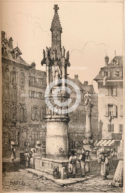 'Basle', c1830 (1915). Artist: Samuel Prout.