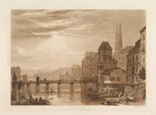 Basle (Liber Studiorum, part I, plate 5), June 11, 1807. Creator: JMW Turner