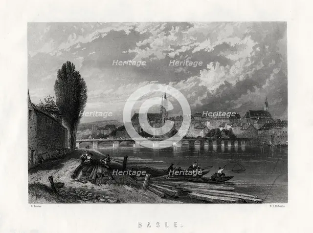 'Basle', Switzerland, 1883. Artist: EL Roberts