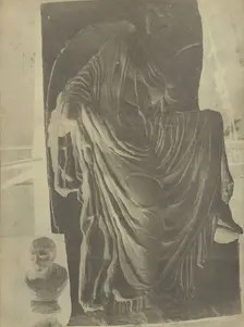 Basso Relievo--of Wingless Victory--lately found, 1848. Creator: George Wilson Bridges