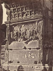 Bassorilievo dell'arco di Tito, 1848-52. Creator: Eugène Constant