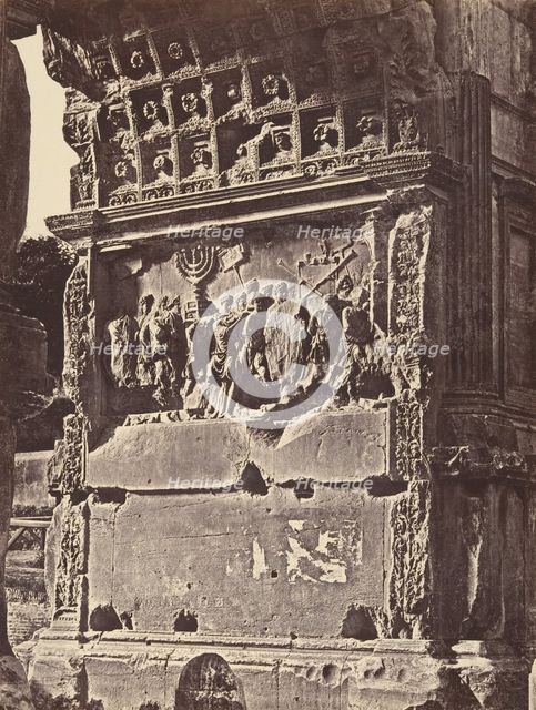 Bassorilievo dell'arco di Tito, 1848-52. Creator: Eugène Constant.