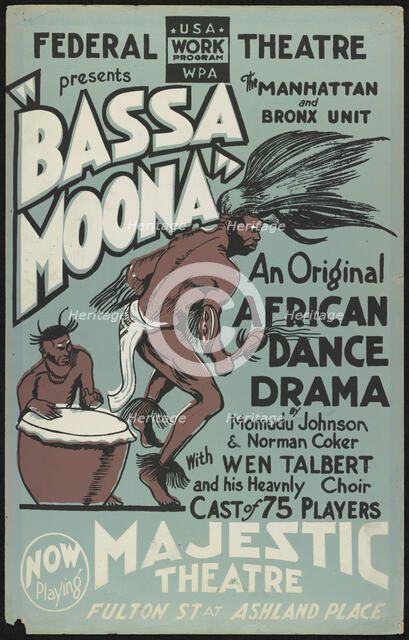 Bassa Moona, New York, [1930s]. Creator: Unknown.