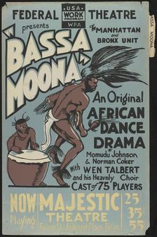 Bassa Moona, New York, [1930s]. Creator: Unknown