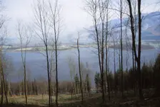 Bassenthwaite Lake from the West, Cumberland, England, 20th century. Artist: CM Dixon