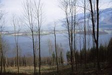 Bassenthwaite Lake from the West, Cumberland, England, 20th century. Artist: CM Dixon
