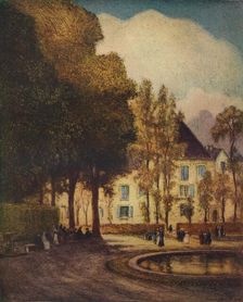 Bassin Du Dragon, Versaille c1915. Artist: Vaughan Trowbridge