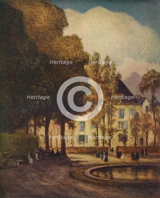 'Bassin Du Dragon, Versaille', c1915. Artist: Vaughan Trowbridge.