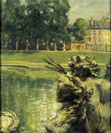 Bassin de Neptune, Versailles, 1913. Creator: Carroll Beckwith