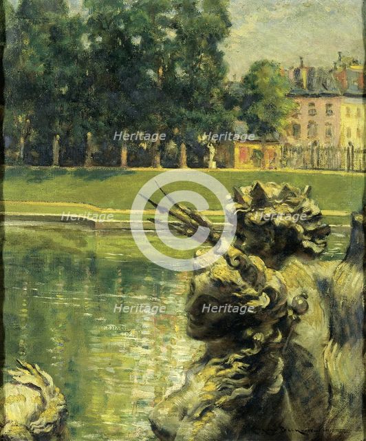 Bassin de Neptune, Versailles, 1913. Creator: Carroll Beckwith.
