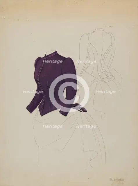 Basque, c. 1937. Creator: Melita Hofmann.