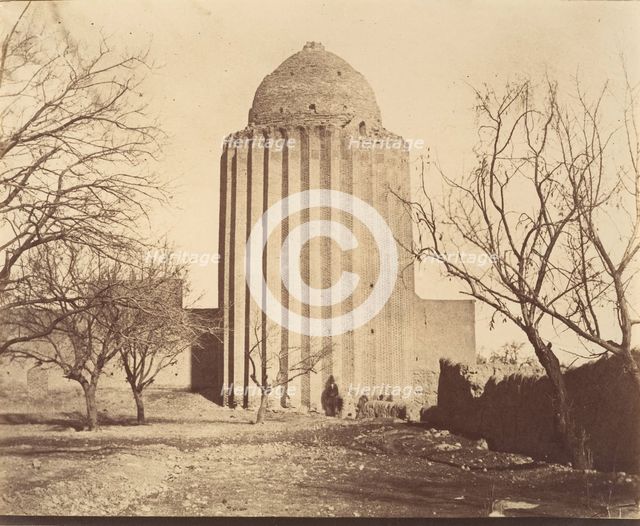 [Bastam, Tomb Tower (built 1313), Khorasan], 1840s-60s. Creator: Possibly by Luigi Pesce.