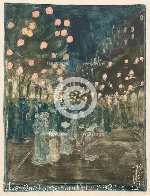 Bastille Day, 1892. Creator: Maurice Prendergast (American, 1858-1924).