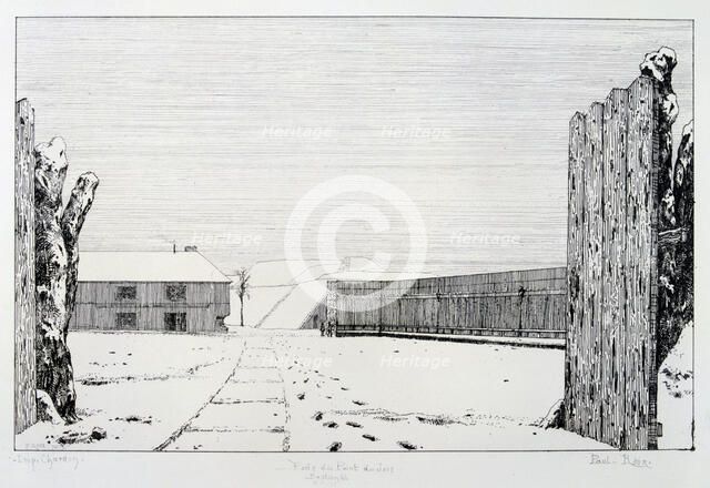 Bastion 66, Siege of Paris, 1870-1871. Artist: Paul Roux