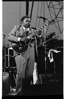B.B. King, Capital Jazz, Knebworth, 1982. Artist: Brian O'Connor