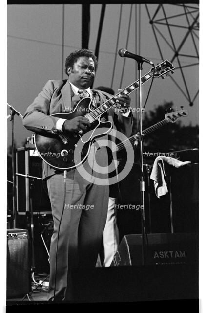 B.B. King, Capital Jazz, Knebworth, 1982.   Artist: Brian O'Connor.