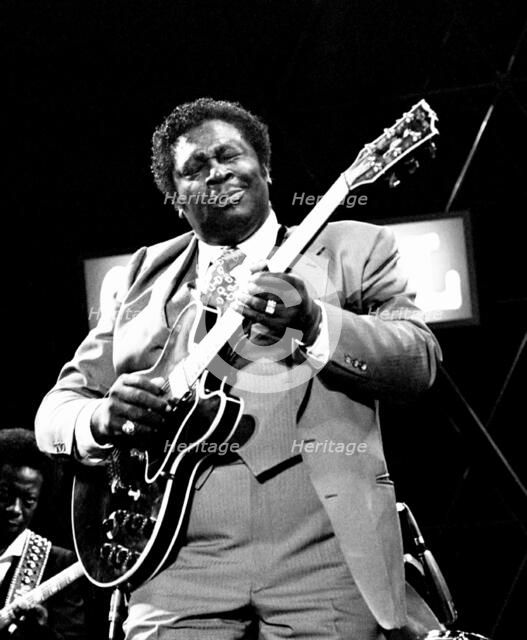 B.B. King, Capital Jazz, Knebworth, 1982.   Artist: Brian O'Connor.