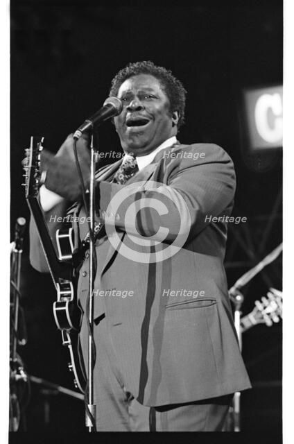 B.B. King, Capital Jazz, Knebworth, 1982.   Artist: Brian O'Connor.