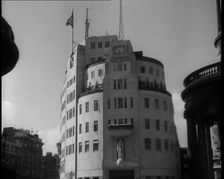 BBC Broadcasting House, 1936. Creator: British Pathe Ltd