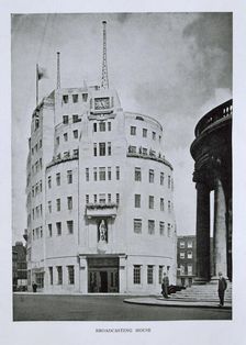 BBC Broadcasting House, London, 1930s. Creator: Unknown