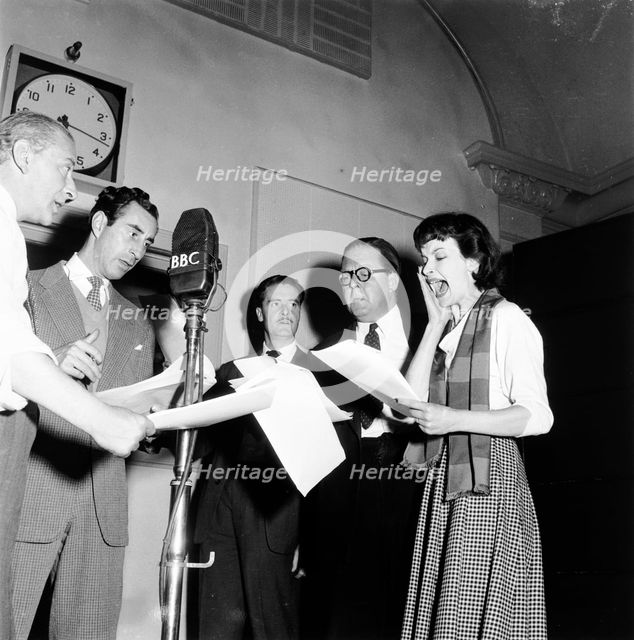 BBC studio, London, 1953. Creator: Henry Grant.