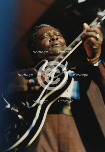 B.B.King, Maastricht Jazz Festival, 1991. Creator: Brian Foskett.