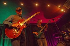 BD Lenz and James Rosocha, BD Lenz Trio, Verdict Jazz Club, Brighton, East Sussex, June 2024. Creator: Brian O'Connor