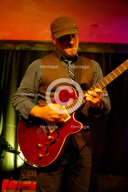 BD Lenz, BD Lenz Trio, Verdict Jazz Club, Brighton, East Sussex, June 2024. Creator: Brian O'Connor.
