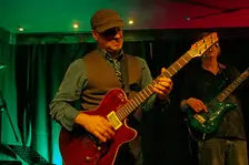 BD Lenz, BD Lenz Trio, Verdict Jazz Club, Brighton, East Sussex, June 2024. Creator: Brian O'Connor