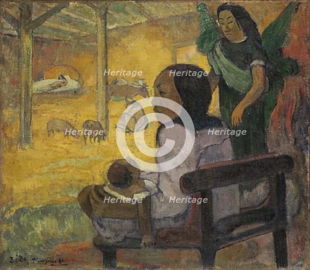 Be Be, (The Nativity), 1896. Creator: Paul Gauguin.
