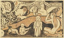 Be in Love and You will be Happy (Soyez amoureuses, vous serez heureuses), in or after 1895. Creator: Paul Gauguin
