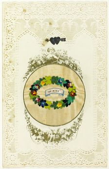 Be Mine (Valentine), 1845/50. Creator: Joseph Mansell