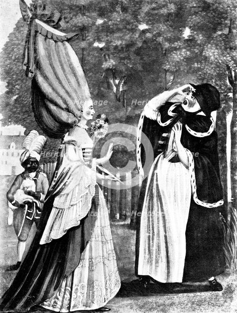 'Be not amaz'd dear Mother, it is indeed your daughter Anne', 1770. Artist: Unknown