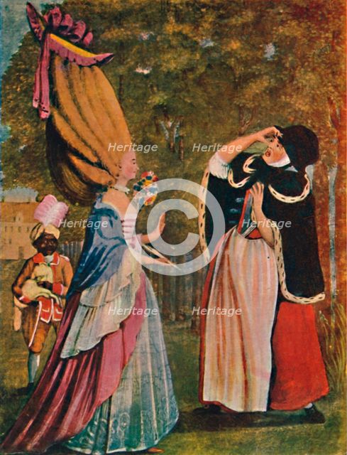 'Be Not Amazed, Dear Mother! It Is Indeed Your Daughter Anne', 18th century (1904). Artist: Unknown.