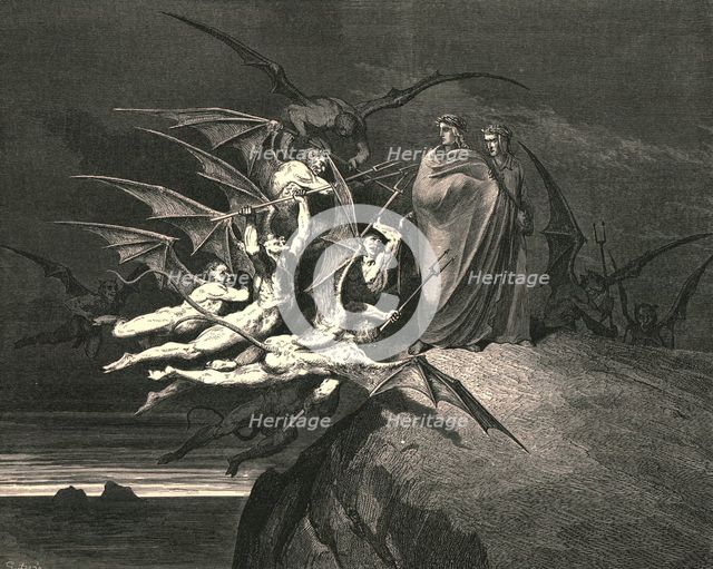 'Be none of you outrageous', c1890.  Creator: Gustave Doré.